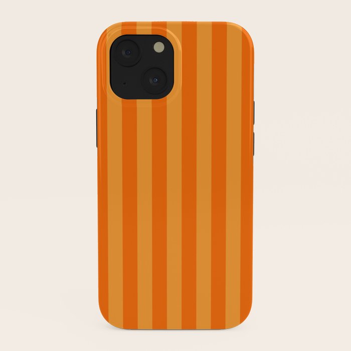 Orange Stripes Vertical Stripe Pattern iPhone Case Gallery Image 38