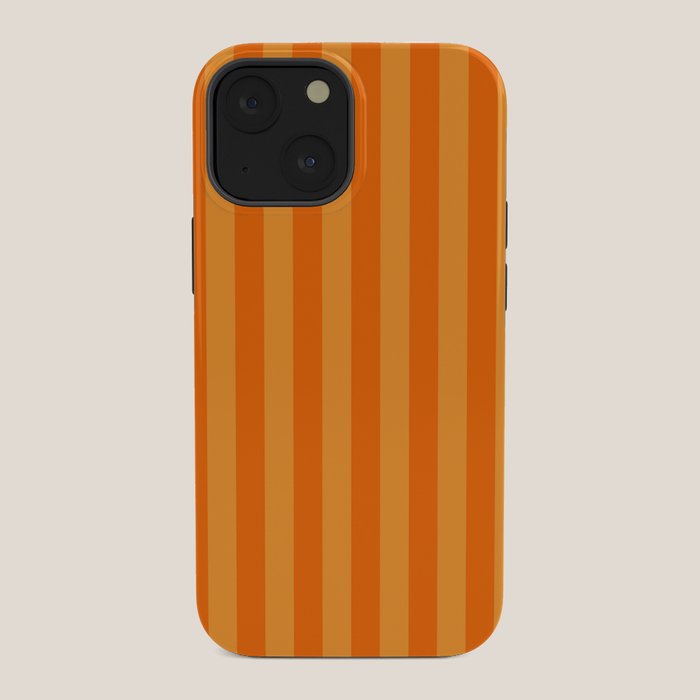 Orange Stripes Vertical Stripe Pattern iPhone Case Gallery Image 34