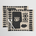 Artsy Face Placemat Gallery Image 1