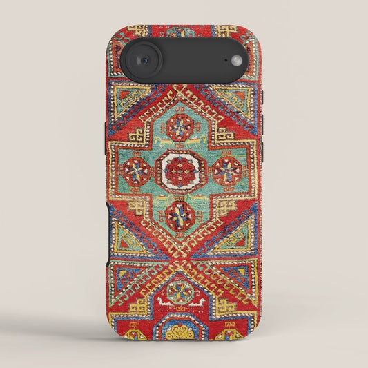 Incesu Turkish Village Antique Long Rug Print iPhone Case Gallery Image 2