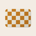 DESERT CHECKER GINGER Bath Mat Gallery Image 1