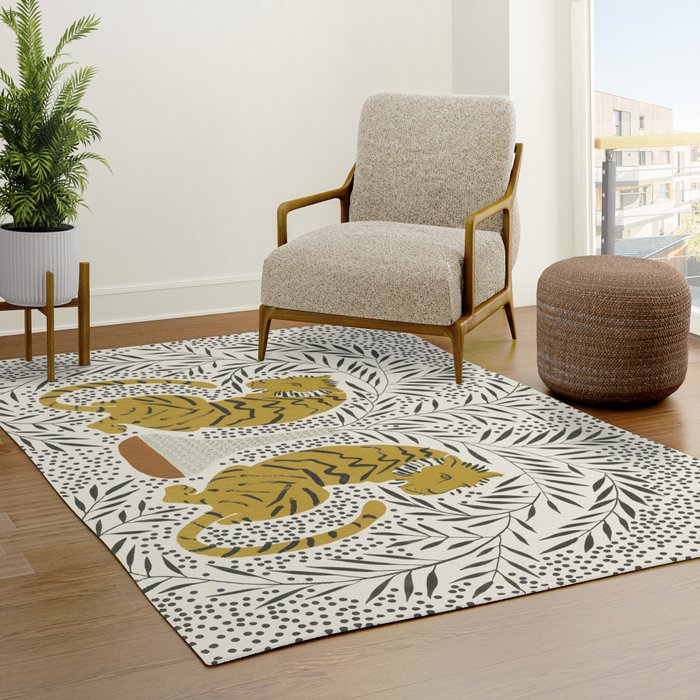 Tiger Vase Rug Gallery Image 3