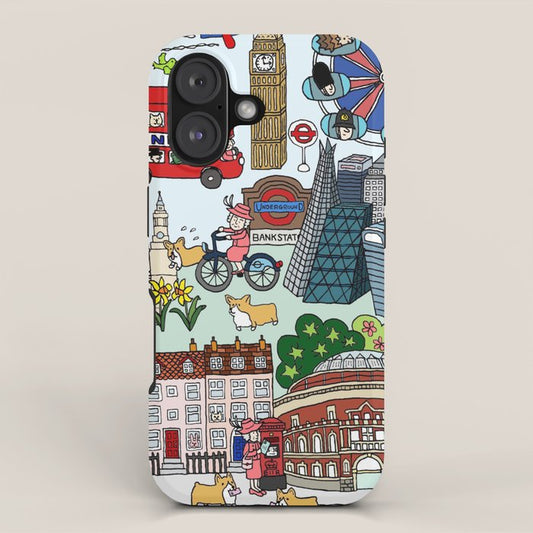 The Queen's London Day Out iPhone Case Gallery Image 1