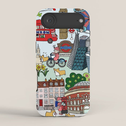 The Queen's London Day Out iPhone Case Gallery Image 2