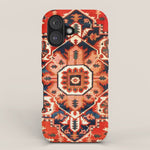 Heriz Serapi Azerbaijan Antique Persian Rug Print iPhone Case Gallery Image 1