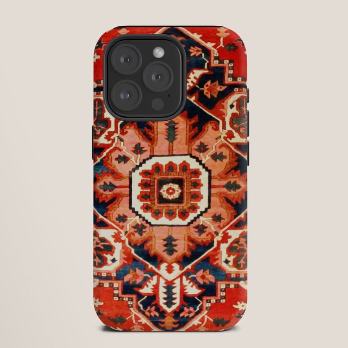 Heriz Serapi Azerbaijan Antique Persian Rug Print iPhone Case Gallery Image 11