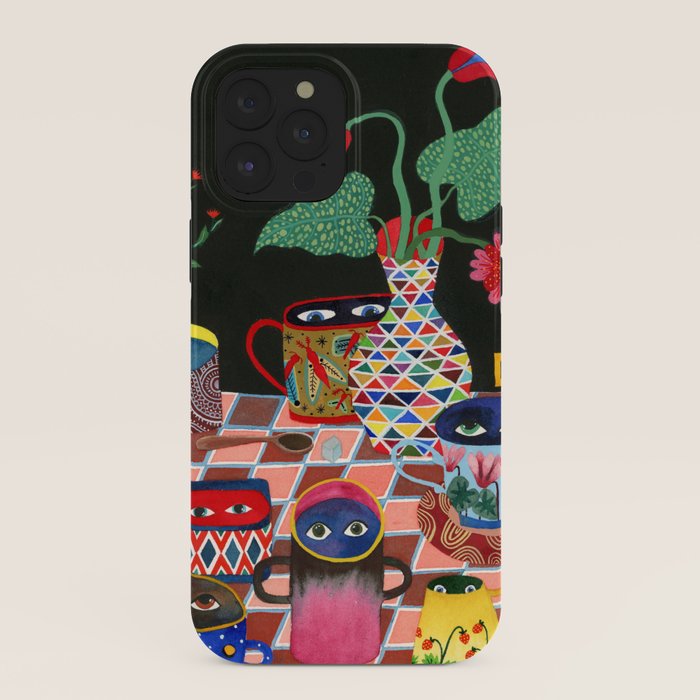 Suspicious mugs 3 iPhone Case Gallery Image 40