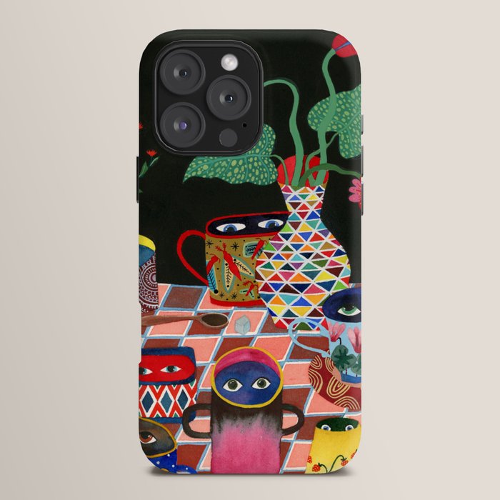 Suspicious mugs 3 iPhone Case Gallery Image 16