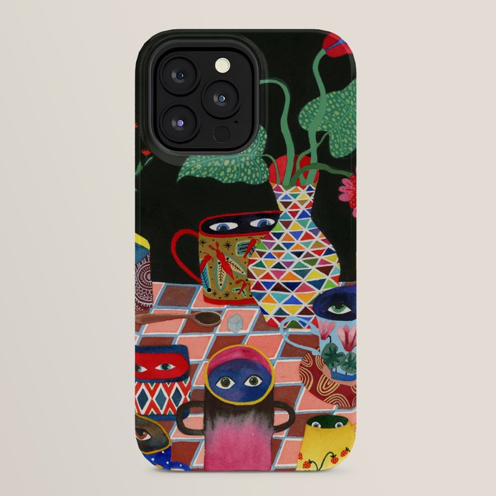 Suspicious mugs 3 iPhone Case Gallery Image 24