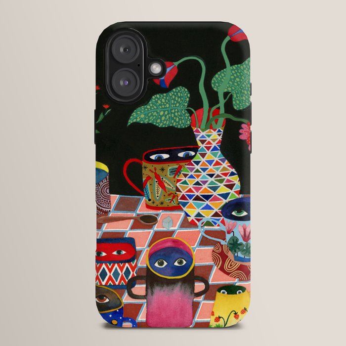 Suspicious mugs 3 iPhone Case Gallery Image 14