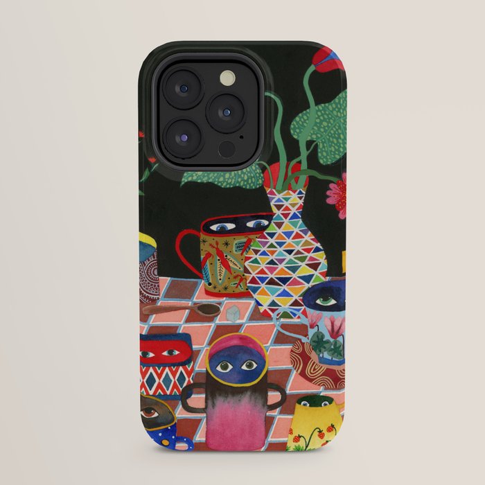 Suspicious mugs 3 iPhone Case Gallery Image 31