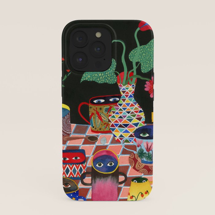 Suspicious mugs 3 iPhone Case Gallery Image 39