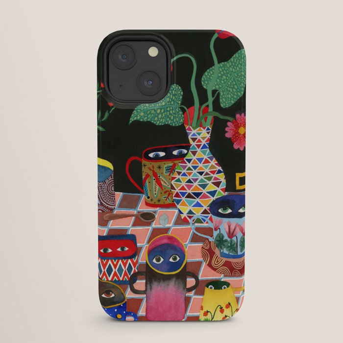 Suspicious mugs 3 iPhone Case Gallery Image 25