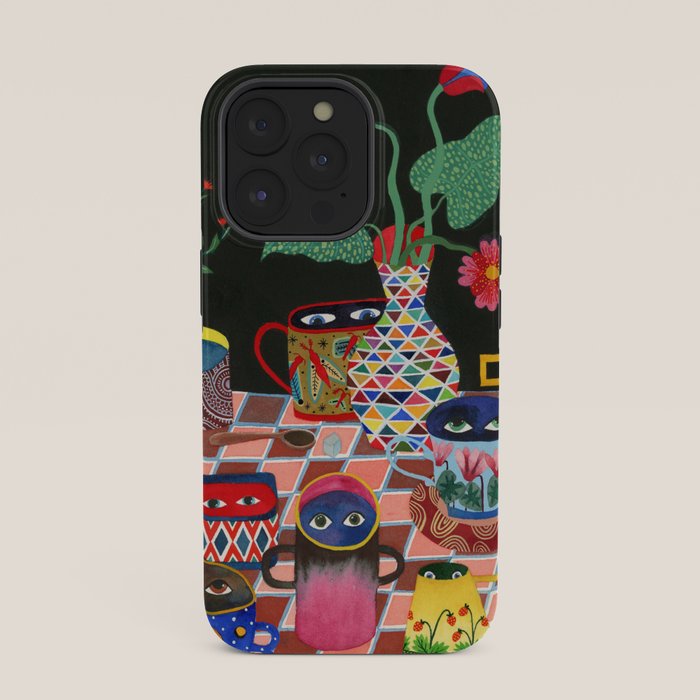 Suspicious mugs 3 iPhone Case Gallery Image 35