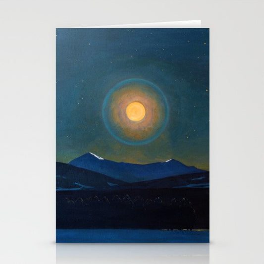 "Moonlight, Winter" by Rockwell Kent (1940) Stationery Card Gallery Image 2