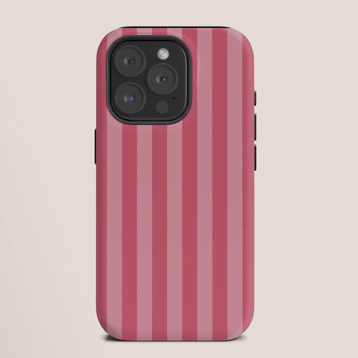 Large Nantucket Red Cabana Tent Stripes iPhone Case Gallery Image 11