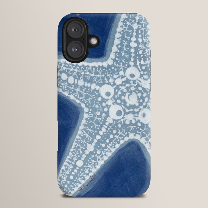 Starfish Blue and White iPhone Case Gallery Image 14