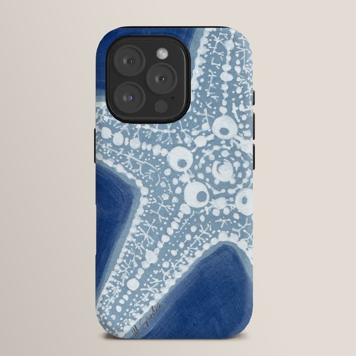 Starfish Blue and White iPhone Case Gallery Image 15