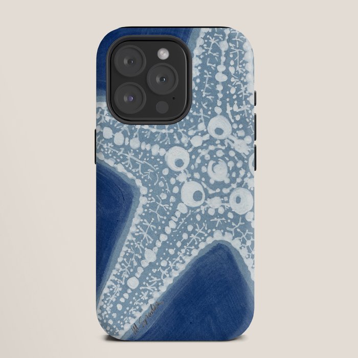 Starfish Blue and White iPhone Case Gallery Image 11