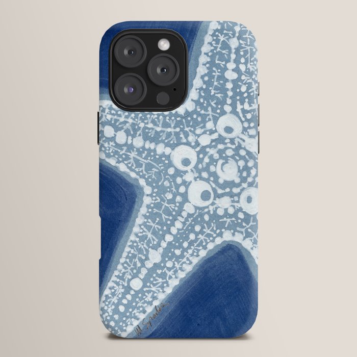 Starfish Blue and White iPhone Case Gallery Image 16