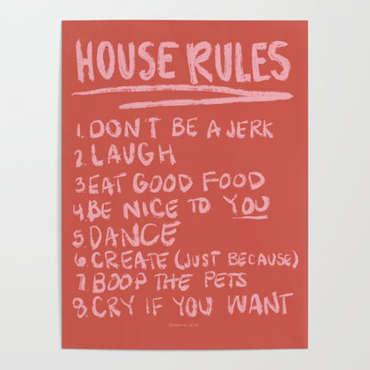 House Rules Art Print Poster Gallery Image 2