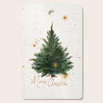 Vintage Merry Christmas Tree Cutting Board Gallery Image 1