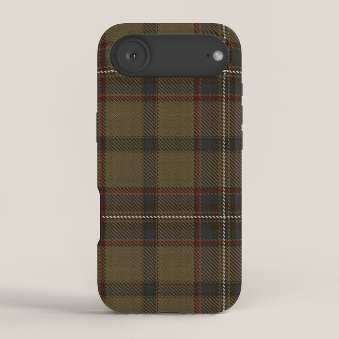 Brown Tartan Plaid Pattern iPhone Case Gallery Image 2
