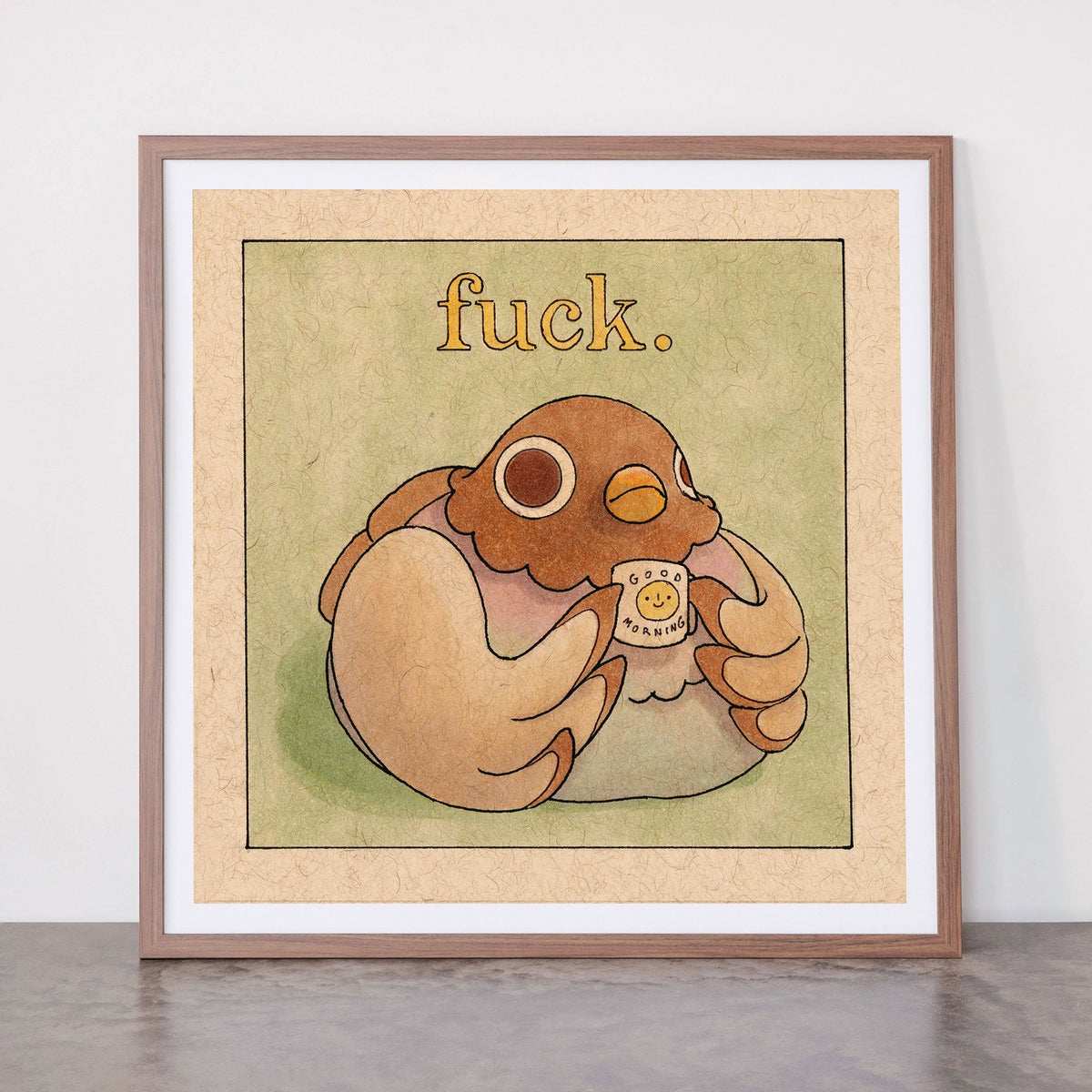'Fuck' Pigeon 06 Framed Art Print Gallery Image 18