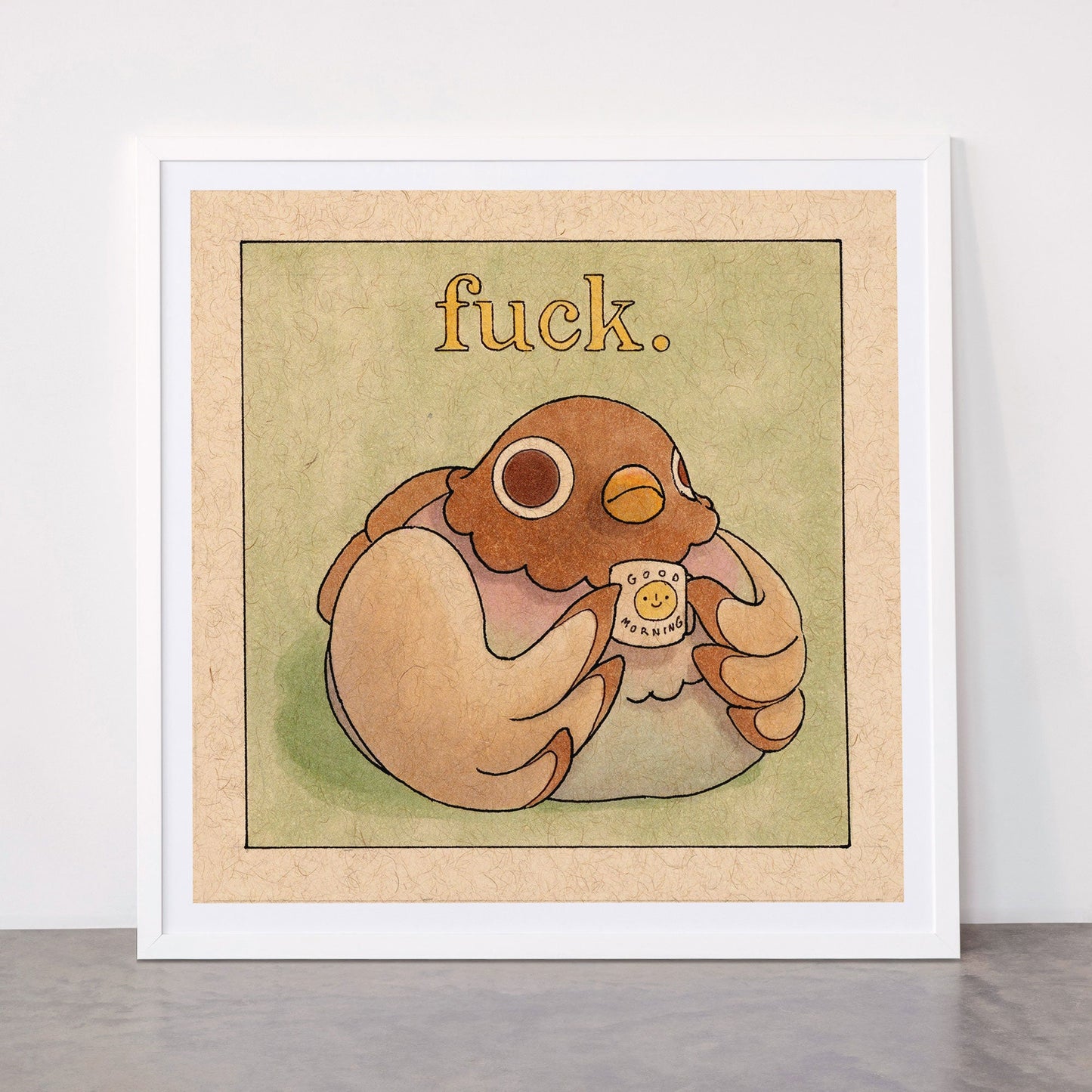 'Fuck' Pigeon 06 Framed Art Print Gallery Image 24