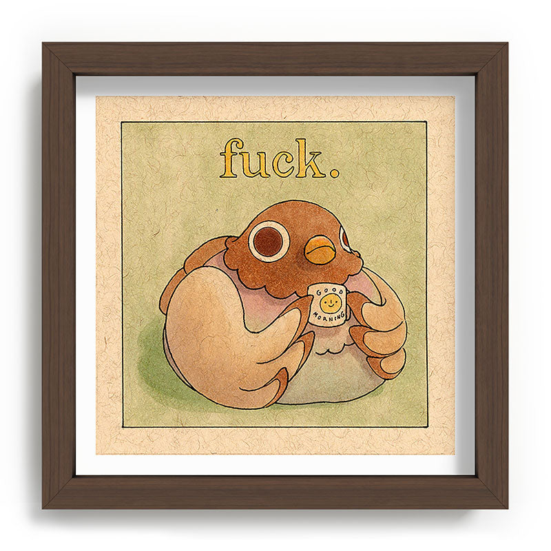 'Fuck' Pigeon 06 Framed Art Print Gallery Image 27