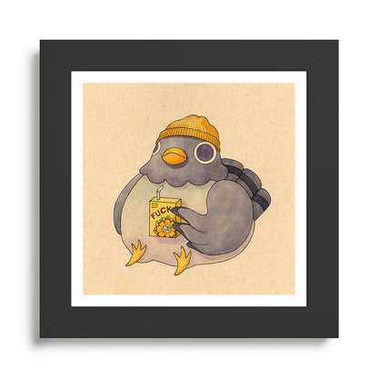 'Fuck' Pigeon 07 Framed Art Print Gallery Image 46