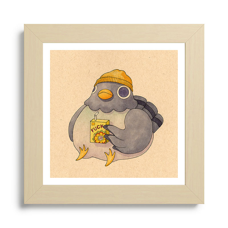 'Fuck' Pigeon 07 Framed Art Print Gallery Image 68