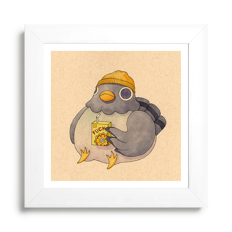 'Fuck' Pigeon 07 Framed Art Print Gallery Image 79