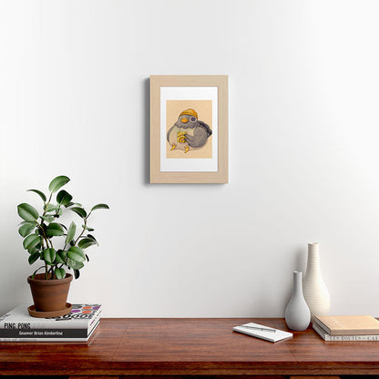 'Fuck' Pigeon 07 Framed Art Print Gallery Image 62