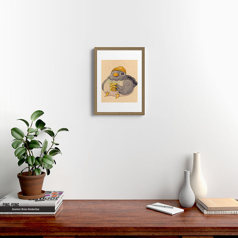 'Fuck' Pigeon 07 Framed Art Print Gallery Image 14