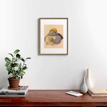 'Fuck' Pigeon 07 Framed Art Print Gallery Image 16