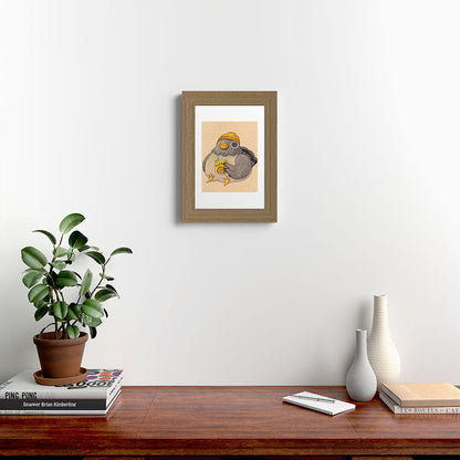 'Fuck' Pigeon 07 Framed Art Print Gallery Image 52