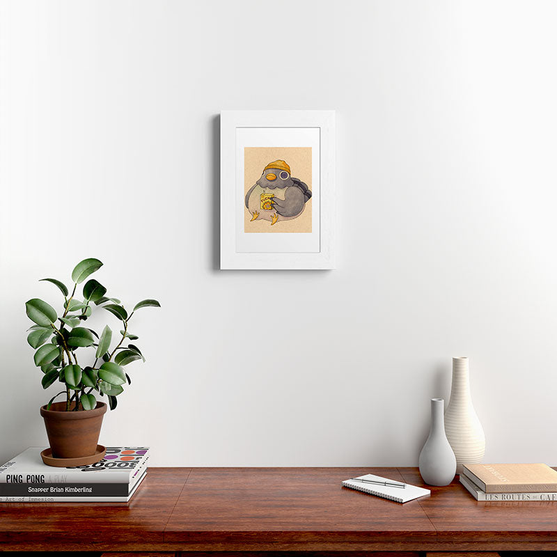 'Fuck' Pigeon 07 Framed Art Print Gallery Image 72