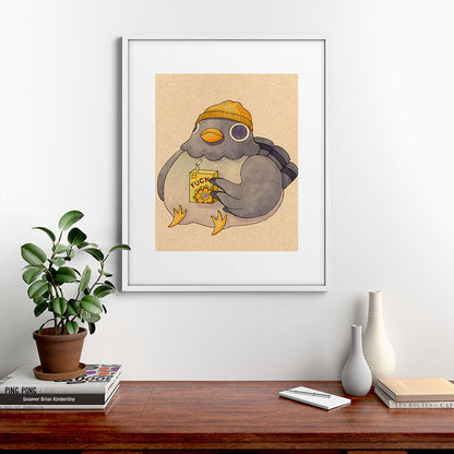 'Fuck' Pigeon 07 Framed Art Print Gallery Image 39