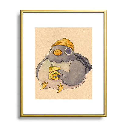 'Fuck' Pigeon 07 Framed Art Print Gallery Image 121