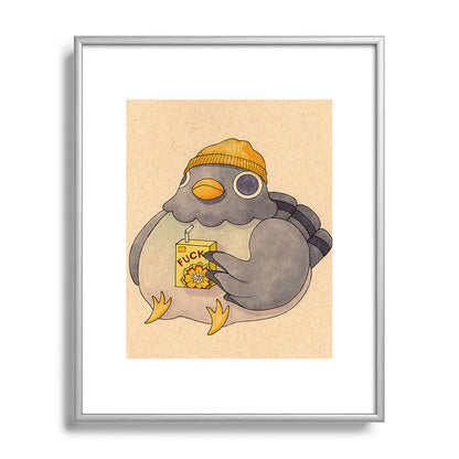 'Fuck' Pigeon 07 Framed Art Print Gallery Image 131