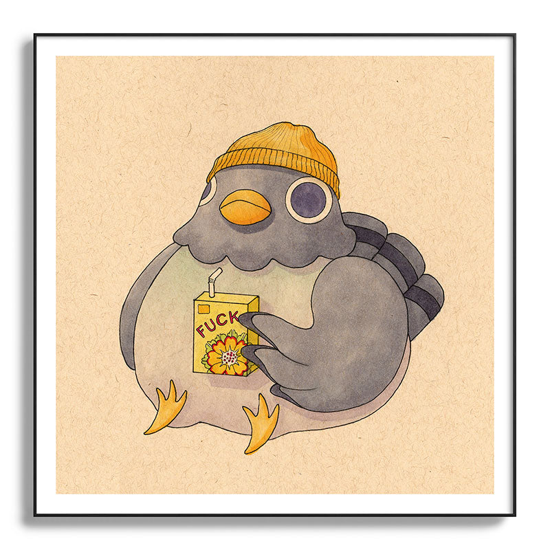 'Fuck' Pigeon 07 Framed Art Print Gallery Image 130