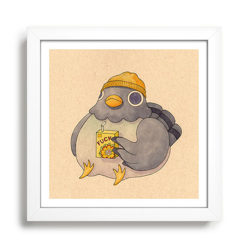 'Fuck' Pigeon 07 Framed Art Print Gallery Image 35