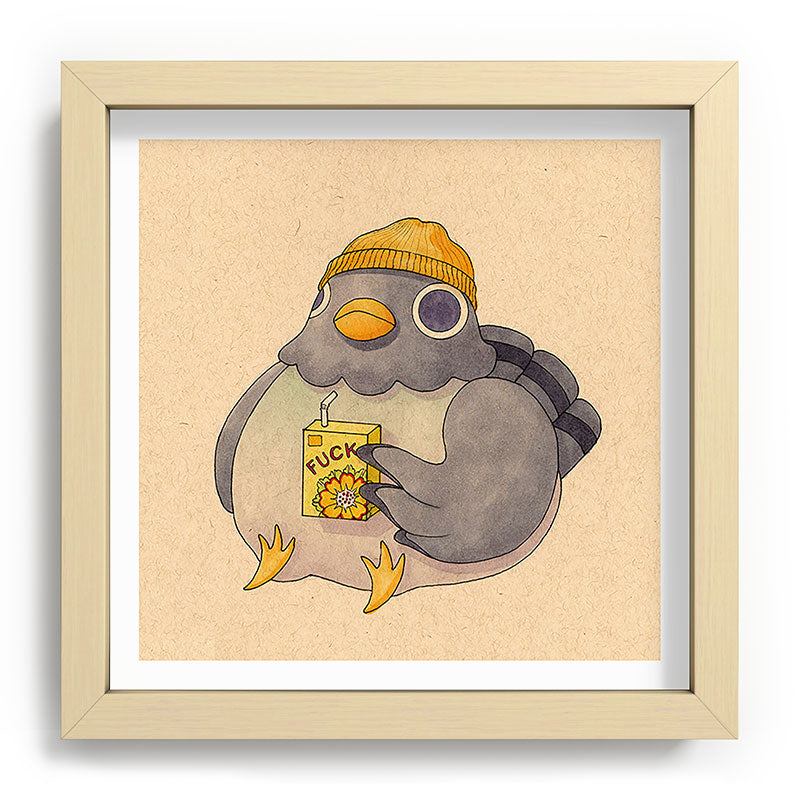 'Fuck' Pigeon 07 Framed Art Print Gallery Image 106