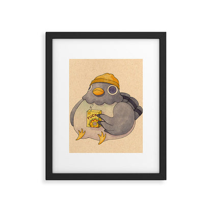 'Fuck' Pigeon 07 Framed Art Print Gallery Image 5