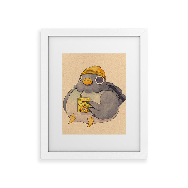 'Fuck' Pigeon 07 Framed Art Print Gallery Image 69