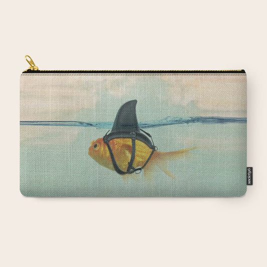 Brilliant DISGUISE - Goldfish with a Shark Fin Carry All Pouch Gallery Image 2