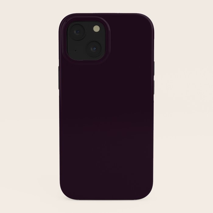 Simply Deep Eggplant Purple iPhone Case Gallery Image 38