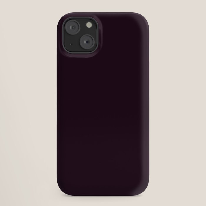Simply Deep Eggplant Purple iPhone Case Gallery Image 18
