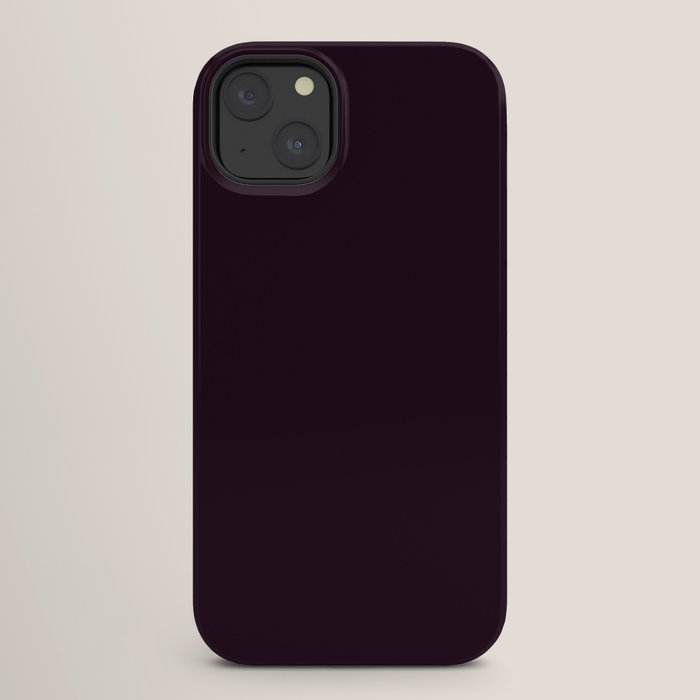 Simply Deep Eggplant Purple iPhone Case Gallery Image 26